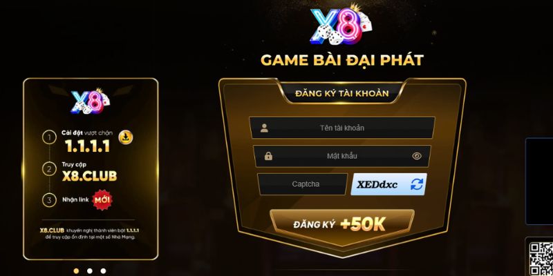 Quy trình đăng ký X8 đơn giản, bảo mật nghiêm ngặt